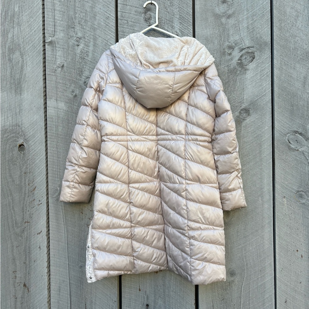 Marc New York Andrew Marc Coat with Hood in a Creamy Beige M - Picture 2 of 10